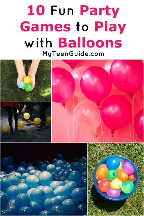 10 Fun Party Games to Play with Balloons (Indoors & Outside!)