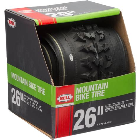 Bell Sports Traction Mountain Bike Tire, 26" x 1.75-2.125", Black - Walmart.com - Walmart.com