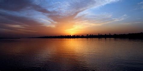 Sunset over the Nile River | Nile river, Nile, River