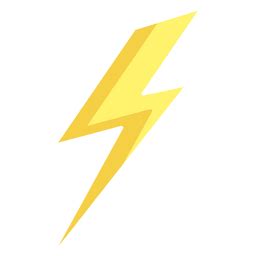 Thunderbolt Cartoon Icon PNG & SVG Design For T-Shirts