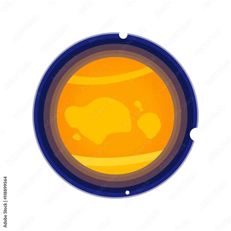 Venus planet icon Stock Vector | Adobe Stock