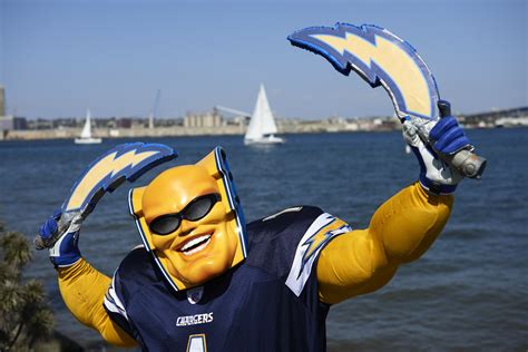 Bolting! Chargers Unofficial Mascot Boltman Retires, Auctions Costume