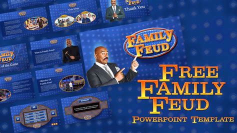 Free Family Feud PowerPoint Template | Family feud template, Family ...