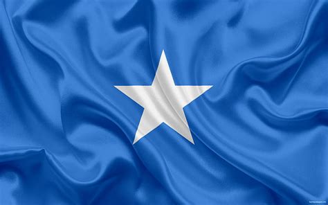 Somali flag, national flag, Somalia, Africa, flag of Somalia, HD ...