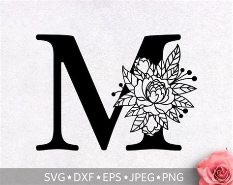 M Monogram Svg | semashow.com