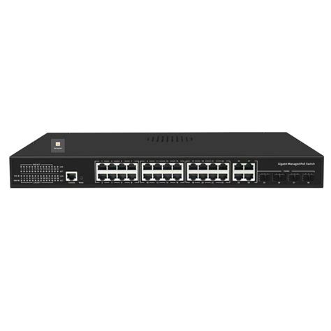 24*10/100/1000M POE Ports + 4*Gigabit SFP/TP Combo Ports + 1*Console Port Gigabit Managed POE ...