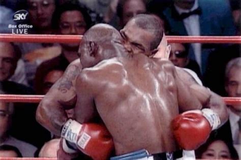 Create meme "Tyson-ear (Tyson-ear , mike tyson , evander holyfield ...