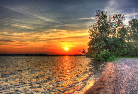 Sunset over Castlerock State Park at Buckhorn State Park, Wisconsin image - Free stock photo ...