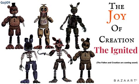 Around Yesterday, I recreated the ignited animatronics from TJOC. The fallen (the Endoskeletons ...