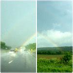 A double rainbow in Western Pennsylvania