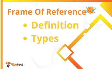 What is a Frame of Reference?-Definition, And Types