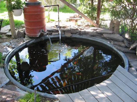 Garden pond from a plastic stock tank? | TheEasyGarden.com