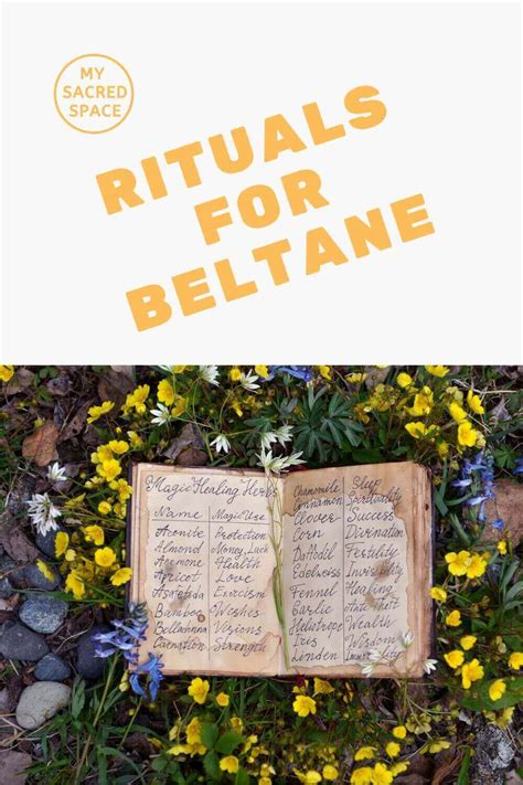 Rituals For Beltane - My Sacred Space Design