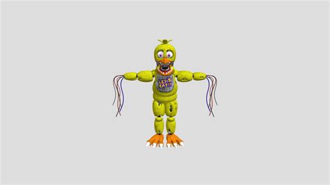 FNaF 2 Withered Chica - Download Free 3D model by lissandroamorarios [9ce35f6] - Sketchfab