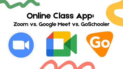 Online Class App: Zoom vs. Google Meet vs. GoSchooler