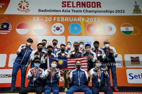 Malaysia Men's Squad Wins Badminton Asia Team Championships Title For ...