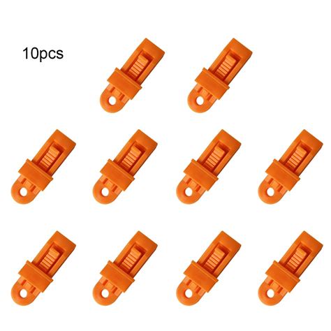 10PCS Tent Clip Adjustable Heavy Duty Lock Grip for Tarp & Shade Cloth - Walmart.com