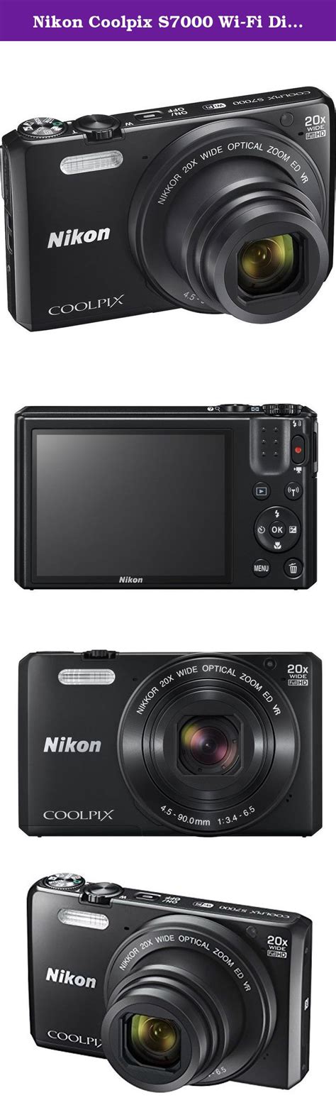 Nikon Coolpix S7000 Wi-Fi Digital Camera (Certified Refurbished). Pull the ultra-slim, ultra ...