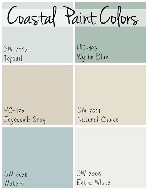 Coastal Paint Colors - The Lilypad Cottage