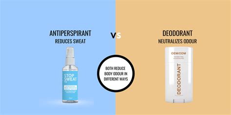 Antiperspirant vs Deodorant What's The Difference!? – Stop Sweat Fix