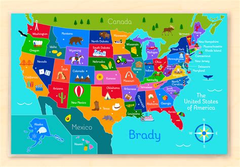 Maps Of Usa For Kids