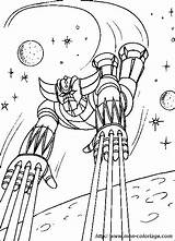 coloring Grendizer Page grendizer sketch template