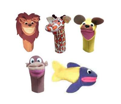 Washcloth Puppets - Baby Dolittle World Animals Collection