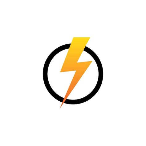 Premium Vector | Lightning electric power logo