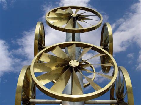 Wind wheel stock image. Image of whirl, propelling, moved - 1505295