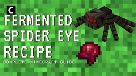 Minecraft Fermented Spider Eye- Best Guide- 3 Items [2022]