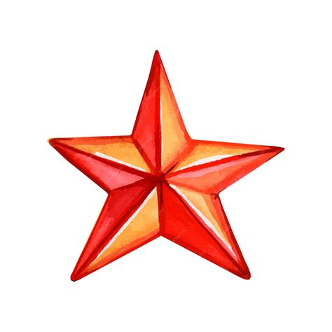 Premium Vector | Red christmas star on a white background