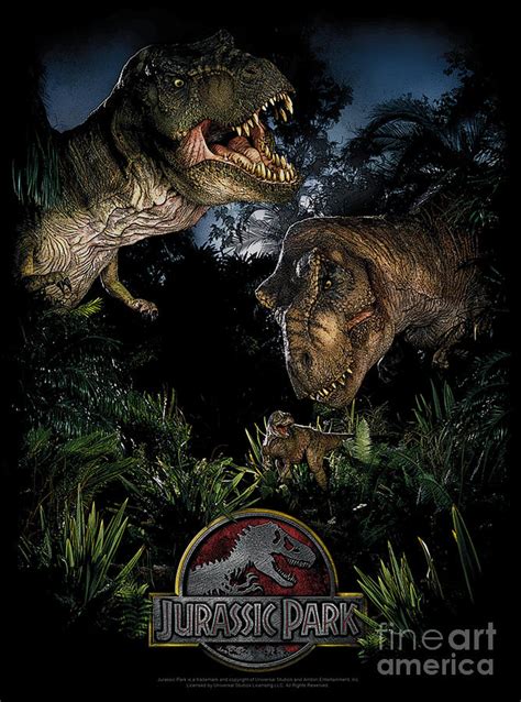 Jurassic Park Lost World Happy Family Digital Art by Samantha Pease - Pixels