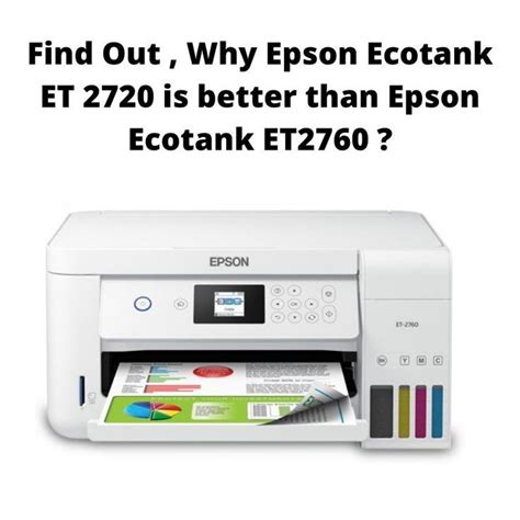 Epson Ecotank ET 2720 vs Epson Ecotank ET 2760 | Epson ecotank, Epson ...