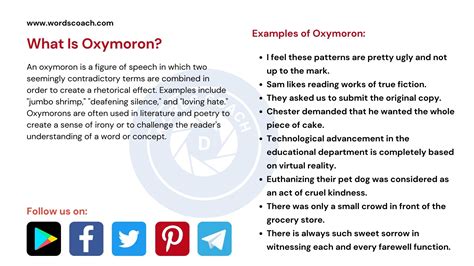 What Is Oxymoron? – Meaning and Definition - Word Coach