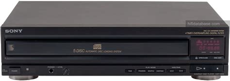 Sony CDP-C500 - Hi-Fi Database - Multi Disc CD Players