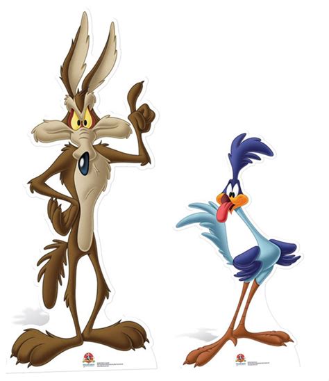 Road Runner and Wile E Coyote Cardboard Cutout / Standee / Standup Double Pack. Buy Looney Tunes ...