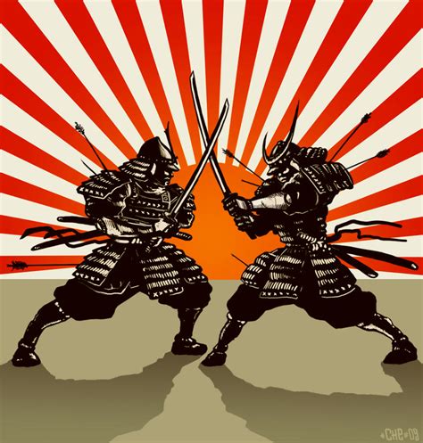 samurai fight by Chegevarko on DeviantArt