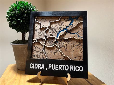 Wood Map/customizable Laser Cut City Maps Personalized Gift for Home or ...