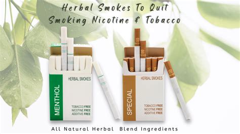 The Best Herbal Smokes To Quit Smoking Nicotine & Tobacco – News