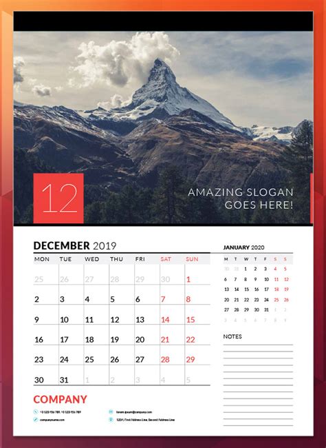 Free Indesign Calendar Template