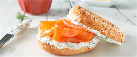 Everything Bagel with Lox and Cream Cheese | Dempster's