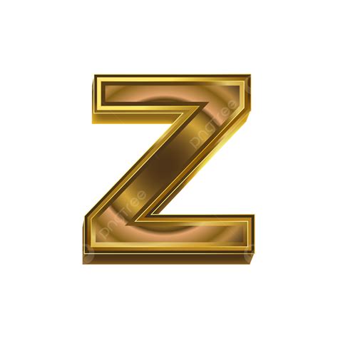 Alphabet 3d Letters Vector Hd PNG Images, Golden 3d Letter Z Luxury Gold Alphabet Vector Design ...