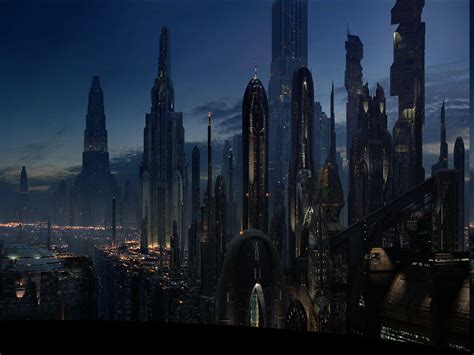 Coruscant, Star Wars, Night Wallpapers HD / Desktop and Mobile Backgrounds