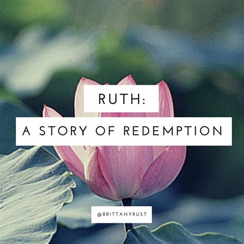 Ruth - A Story of Redemption (Ruth 1.6-22) — Brittany Rust