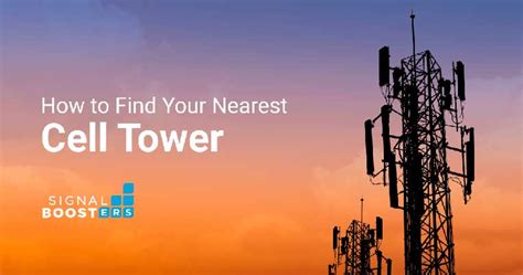 Find Your Nearest Cell Tower Quickly and Painlessly