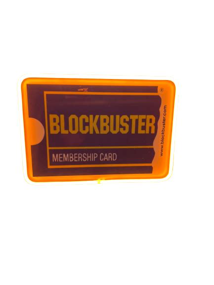 Blockbuster Membership Card Neon Light – Dead Dave Designs