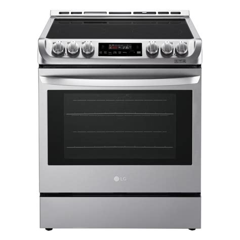 LG Electronics 6.3 cu. ft. Slide-In Electric Range with ProBake Convection Oven and EasyClean in ...