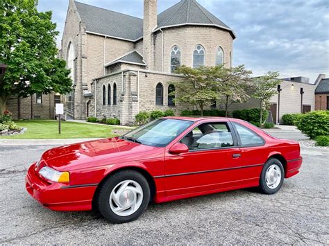 Beautiful 1990 Ford Thunderbird Super Coupe Supercharged 21k Miles - No ...