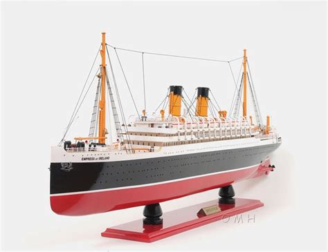 RMS Empress of Ireland Ocean Liner 32" Wood Model Canada Cruise Ship - CaptJimsCargo