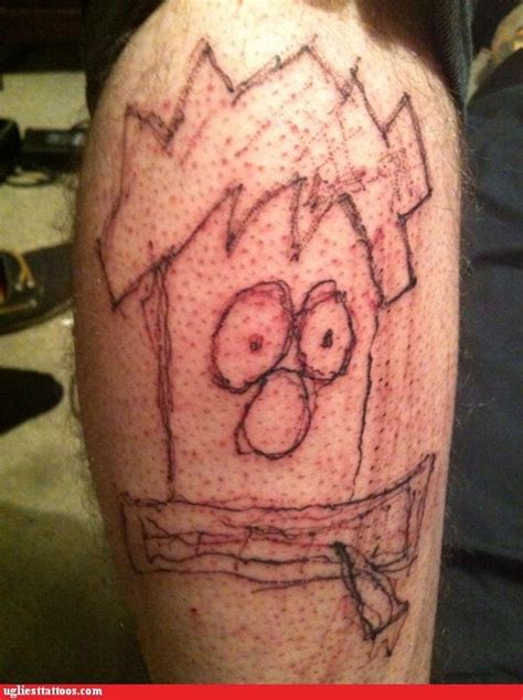 Ugliest Tattoos - face - Bad tattoos of horrible fail situations that ...